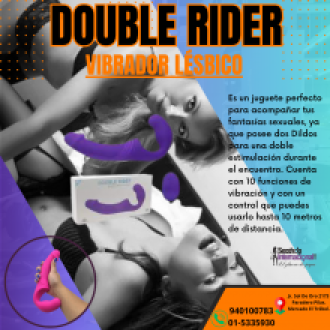 VIBRADOR LESBICO DOUBLE RIDER
